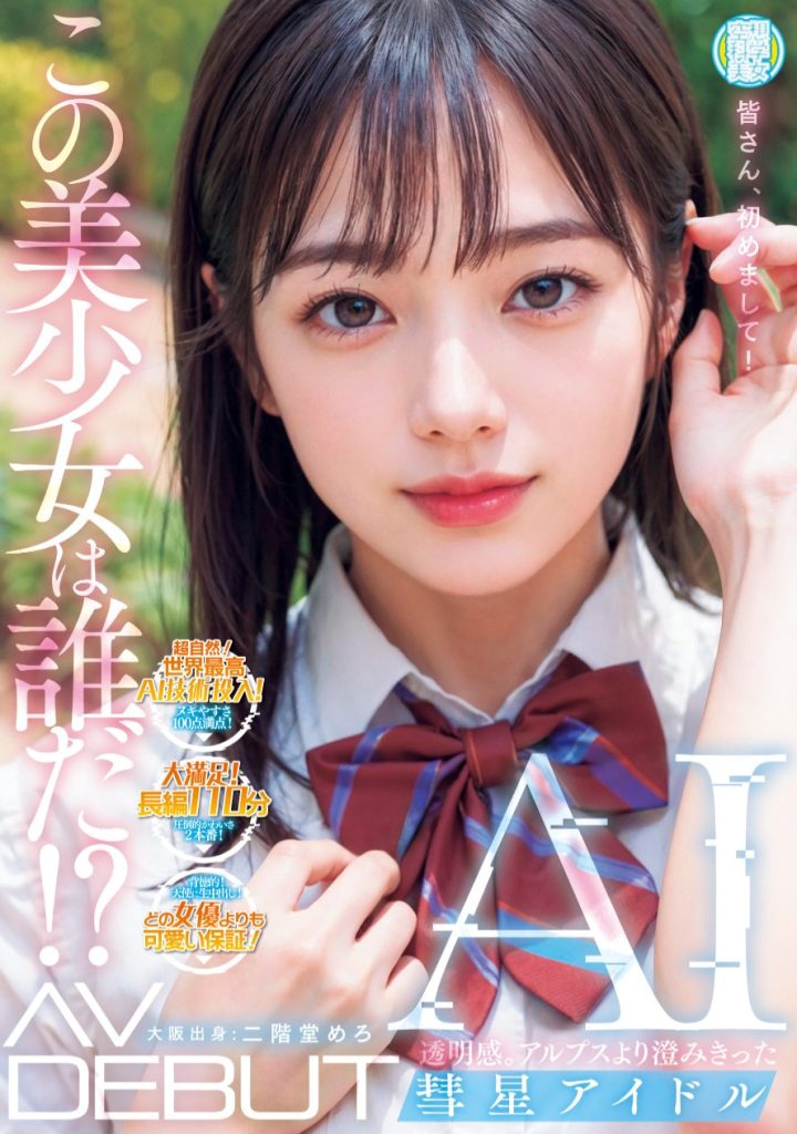 二階堂めろ(二阶堂芽露，Nikaido-Mero)出道作品NAIAD-001介绍及封面预览-吾尤客