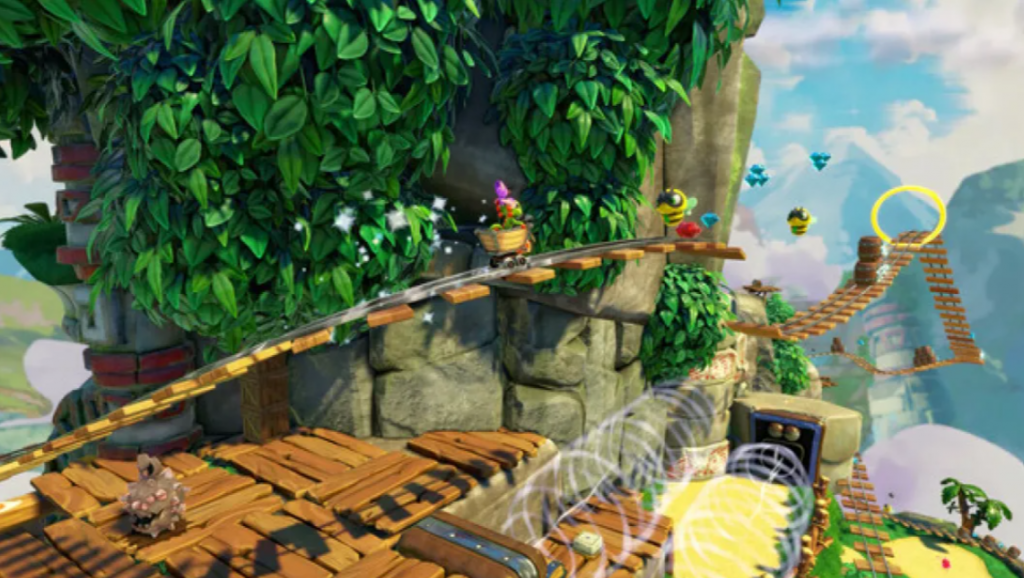 动作游戏《尤卡莱莉：回归》一次精心雕琢的复古平台盛宴-吾尤客